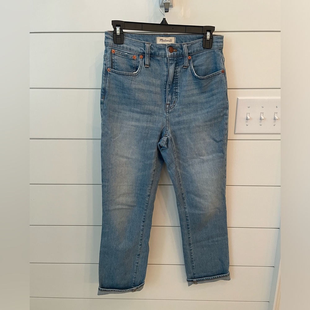 Madewell Slim Demi Boot High Wasted Size 25. Super Soft Denim.